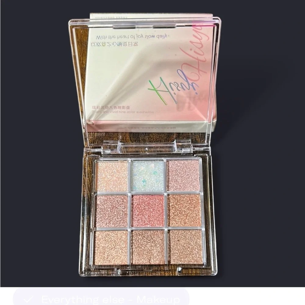Glitter Eyeshadow Palette - Pink and Gold